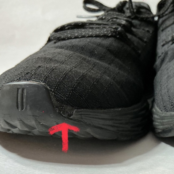 NOBULL Black Allday Ripstop Runner Athletic Shoe/Sneak Mens SZ 7.5 ~ WM SZ 9 - Picture 13 of 13